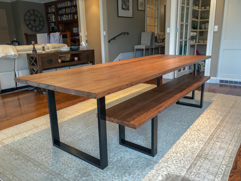 dining table with bench seat