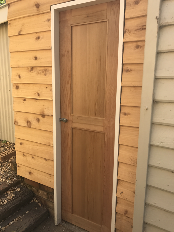custom cedar door